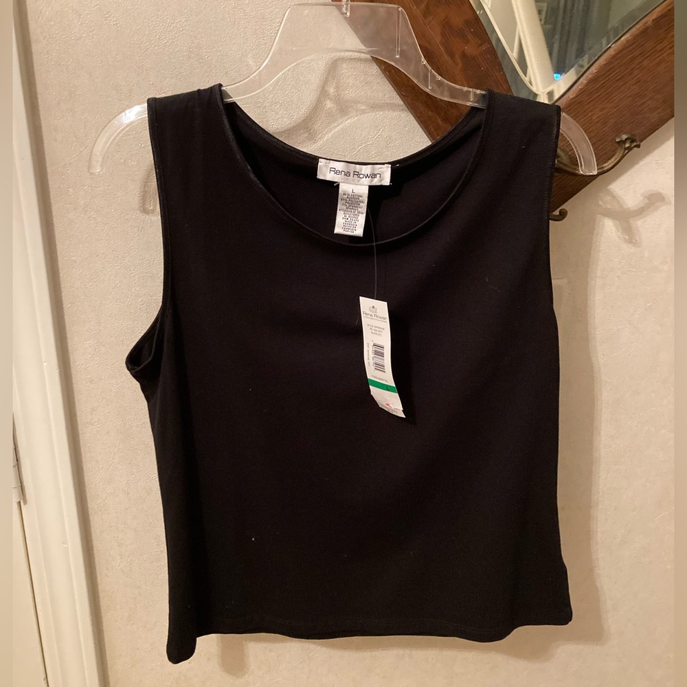 New with tags! Black sleeveless top